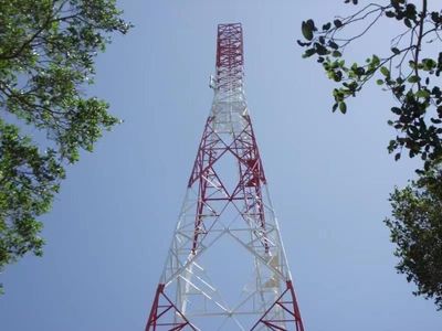 80 Meters Telecom Steel Lattice  Tower for UAE